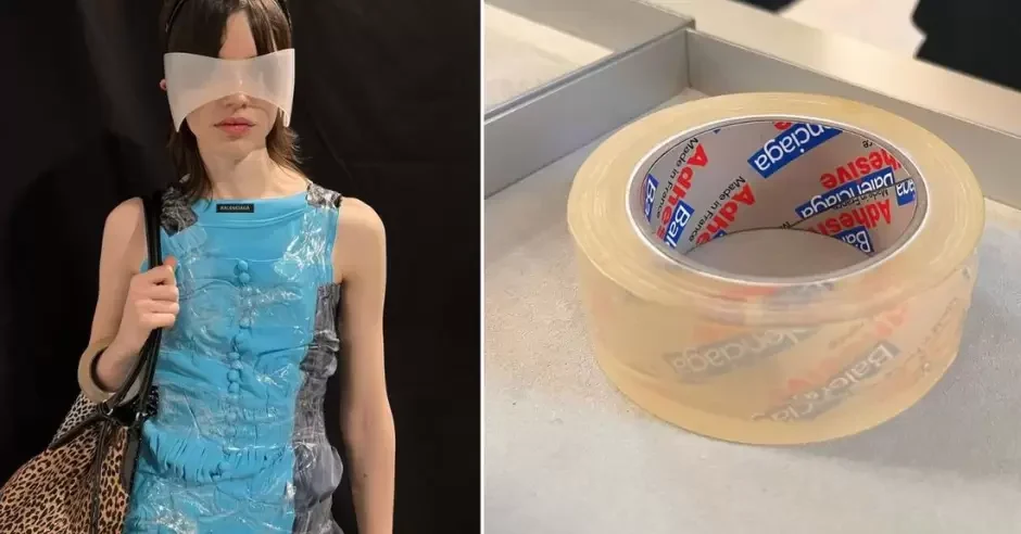 Balenciaga Pulsera Cinta Adhesiva