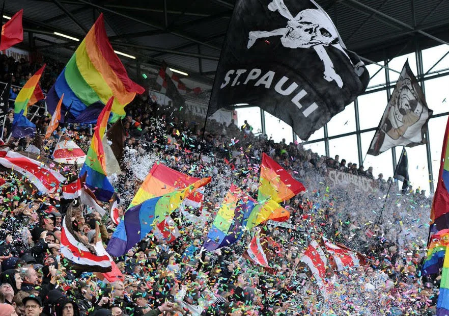 Aficionados del St. Pauli.