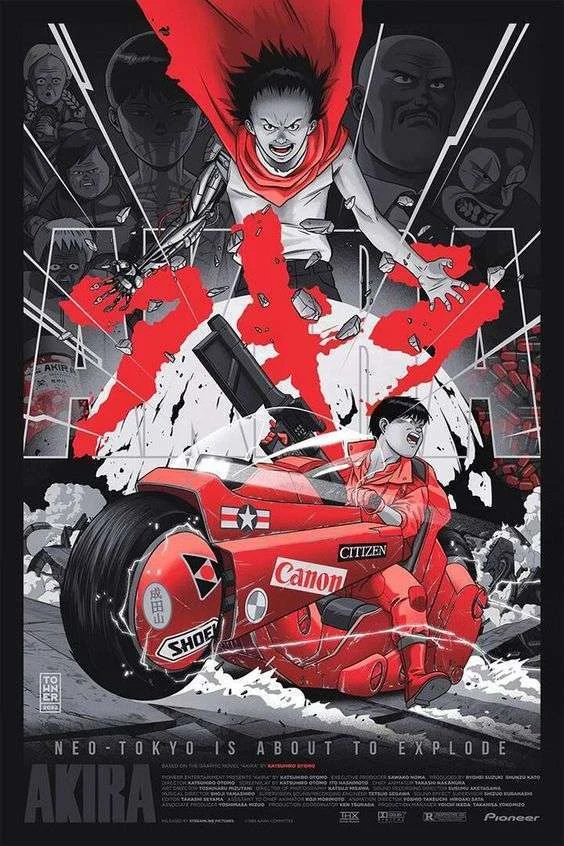Alternate Akira Movie Poster By Chris Towner