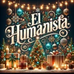 Dall·e 2024 12 23 14.49.55 A Festive And Elegant Christmas Themed Image Featuring The Text 'el Humanista' In A Professional And Decorative Font. The Image Includes A Beautifully
