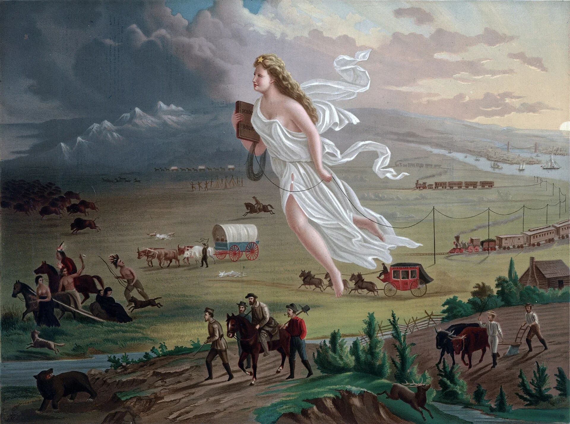 American Progress (john Gast Painting)