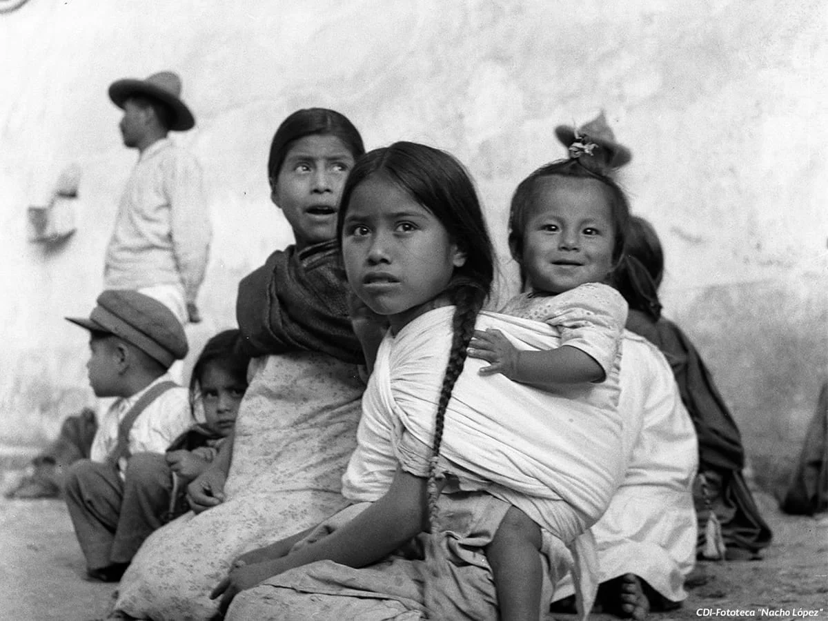 Niños indigenas mexicanos