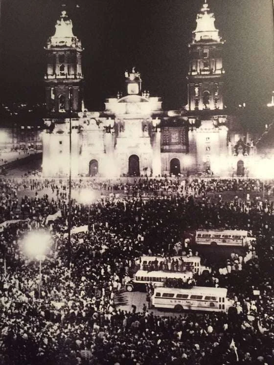 Manifestacion Museo De Antropologia 1968 (imagen tomada de Google)