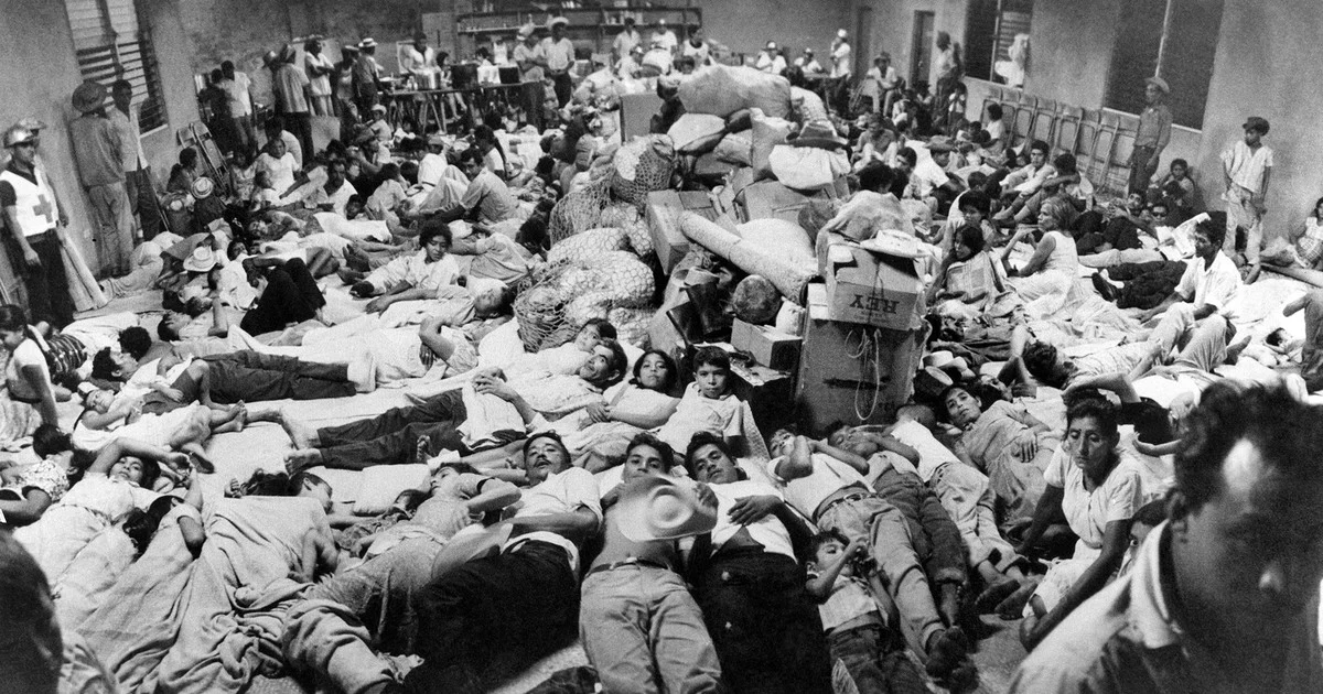 Fotografía histórica relacionada con el conflicto armado entre Honduras y El Salvador en 1969.