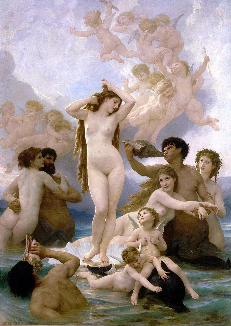 William Adolphe Bouguereau (1825 1905) The Birth Of Venus (1879)