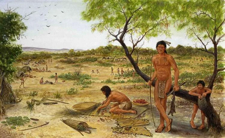 Campamento nomada del noreste mexicano (imagen tomada de google)
