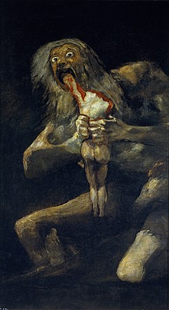 Francisco De Goya, Saturno Devorando A Su Hijo (1819 1823)