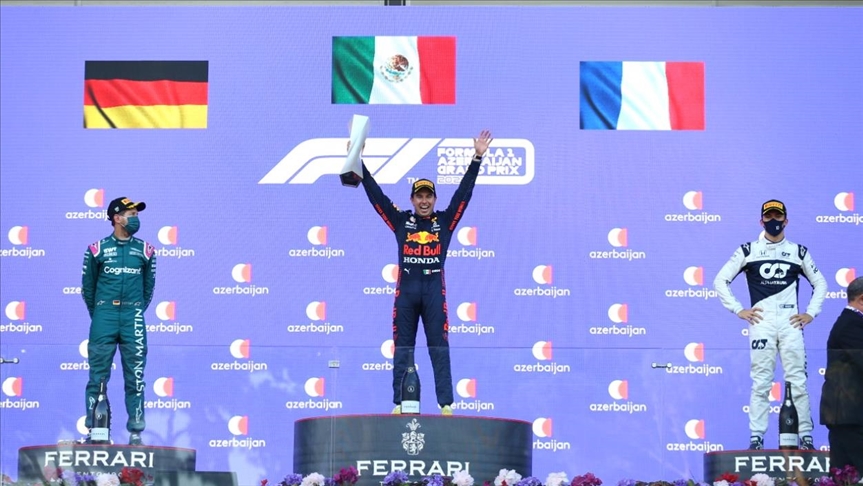 ¡Checo Pérez lo hizo de nuevo! El mexicano ganó el Gran Premio de Azerbaiyán