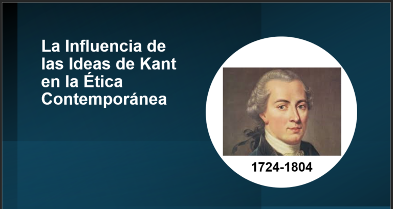 La Influencia de las Ideas de Kant en la Ética Contemporánea