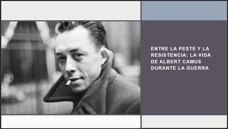 Entre la Peste y la Resistencia: La Vida del filósofo Albert Camus durante la Guerra